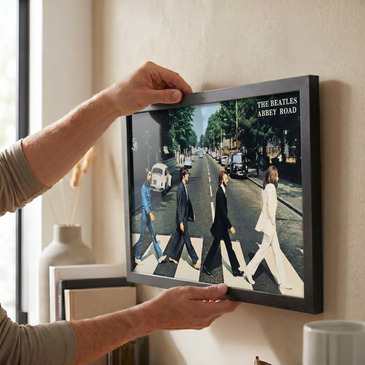 The Beatles - Abbey Road - 11x17 Framed Gel Coat