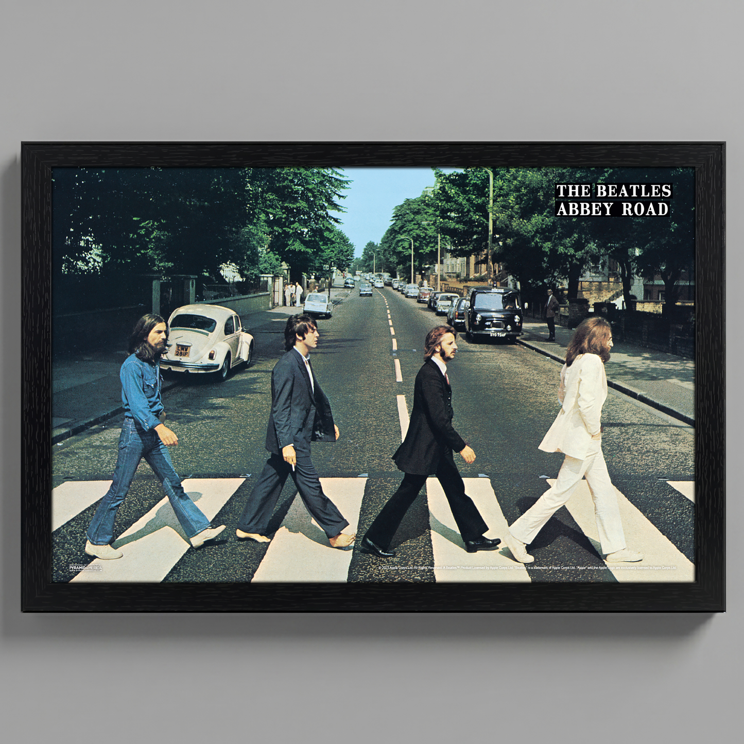 The Beatles - Abbey Road - 11x17 Framed Gel Coat