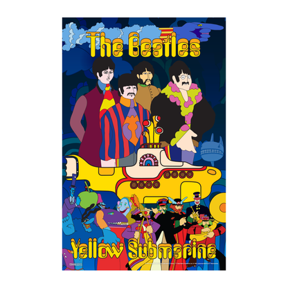 The Beatles - Yellow Submarine-Aquatic - 11x17 Poster