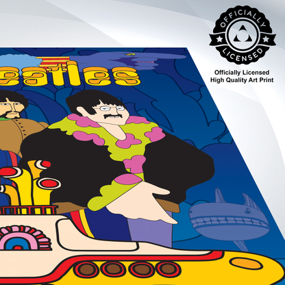 The Beatles - Yellow Submarine-Aquatic - 11x17 Poster