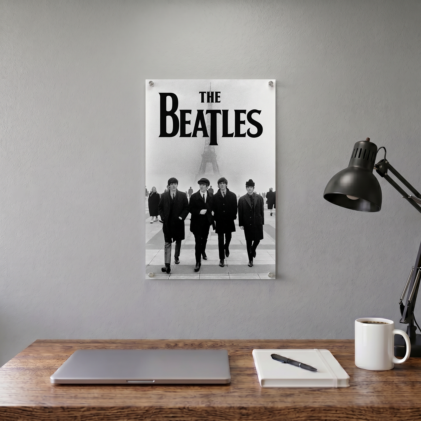 The Beatles - Eiffel Tower - 11x17 Poster