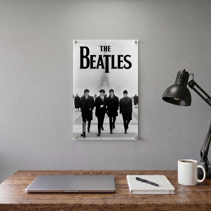 The Beatles - Eiffel Tower - 11x17 Poster