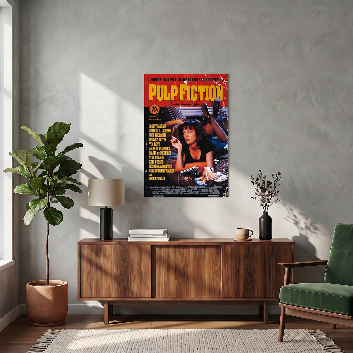 Pulp Fiction - Uma - 24x36 Unframed Poster