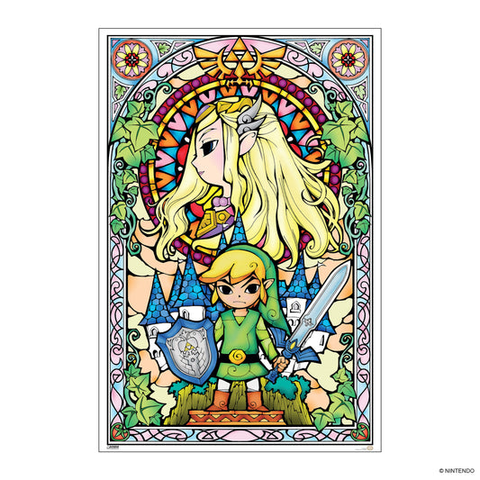 The Legend Of Zelda - Stained Glass - 24x36 Unframed Poster