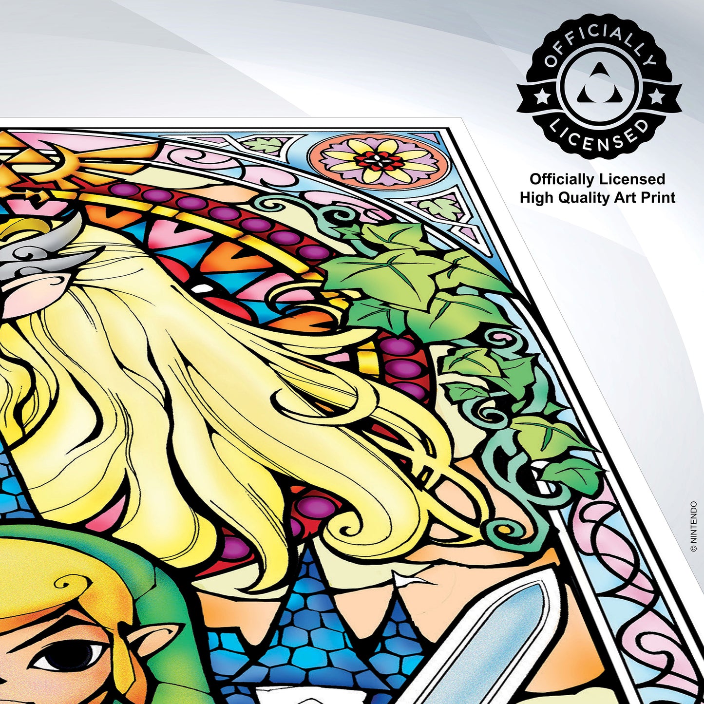 The Legend Of Zelda - Stained Glass - 24x36 Unframed Poster