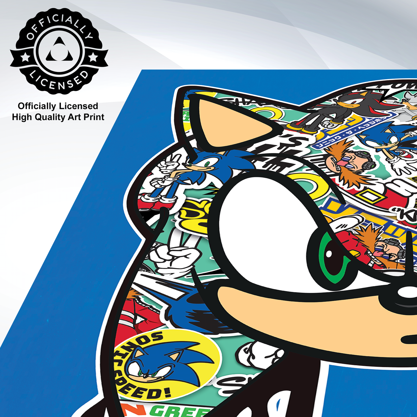 Sonic The Hedgehog - Go Faster - 24x36 Unframed Poster