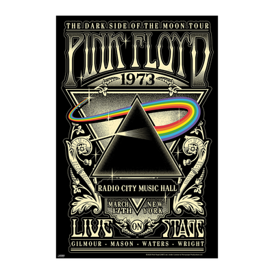 Pink Floyd - Carnegie Hall '72 - 24x36 Unframed Poster