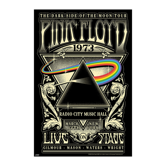 Pink Floyd - Carnegie Hall '72 - 24x36 Unframed Poster
