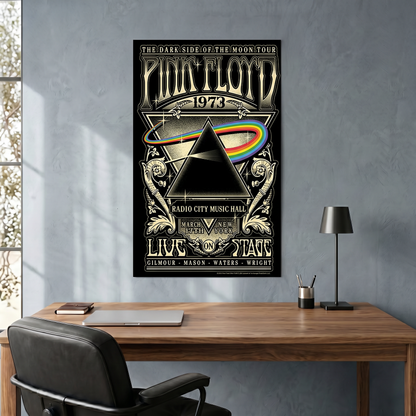 Pink Floyd - Carnegie Hall '72 - 24x36 Unframed Poster