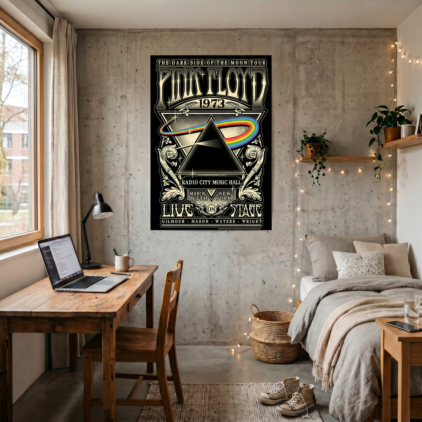 Pink Floyd - Carnegie Hall '72 - 24x36 Unframed Poster