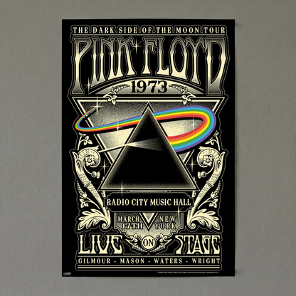 Pink Floyd - Carnegie Hall '72 - 24x36 Unframed Poster