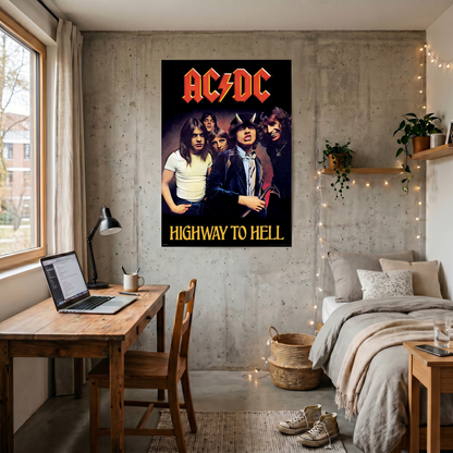 Ac/DC - Highway To Hell - 24x36 Unframed Poster