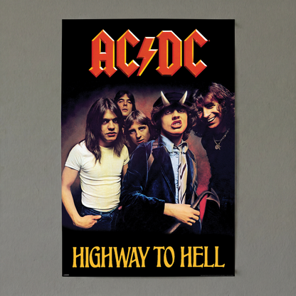 Ac/DC - Highway To Hell - 24x36 Unframed Poster