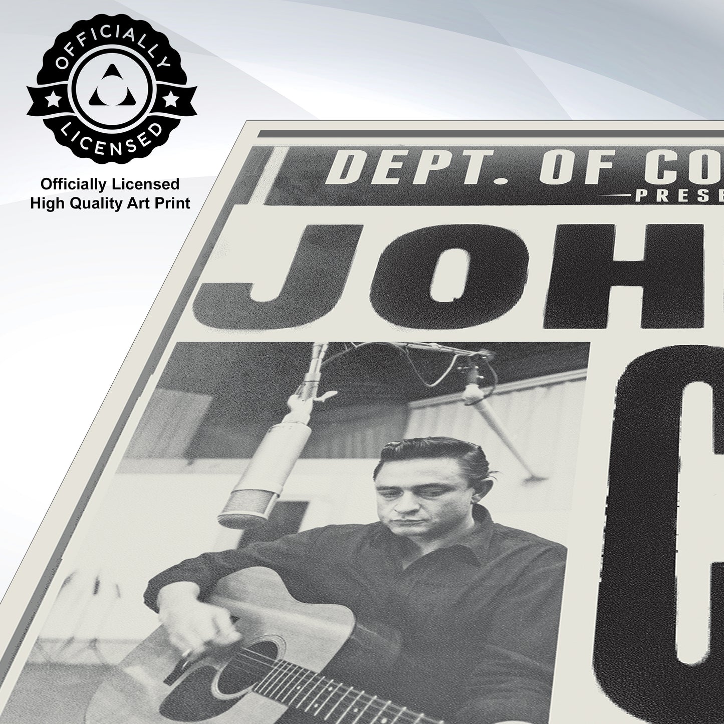 Johnny Cash - Folsom State - 24x36 Unframed Poster