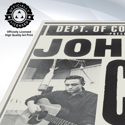 Johnny Cash - Folsom State - 24x36 Unframed Poster