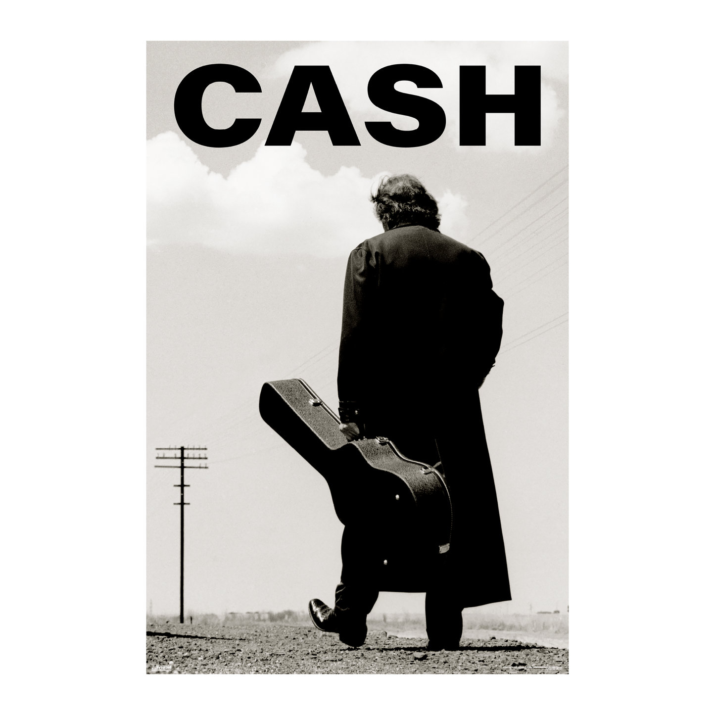 Johnny Cash - Walk - 24x36 Unframed Poster