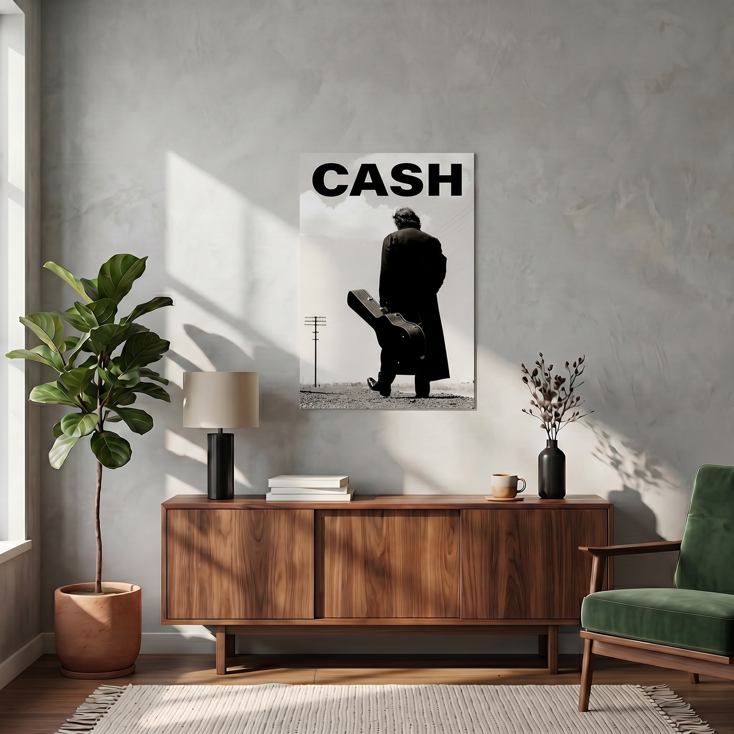 Johnny Cash - Walk - 24x36 Unframed Poster