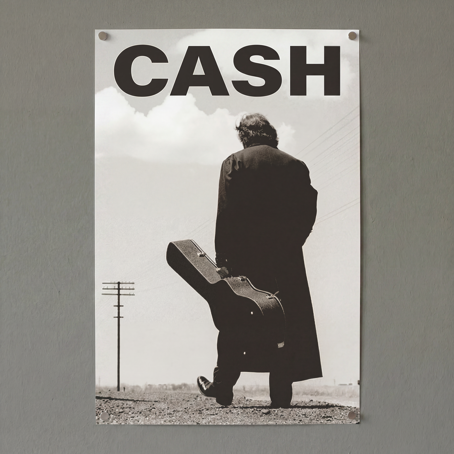 Johnny Cash - Walk - 24x36 Unframed Poster