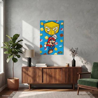 Super Mario - Block Jump - 24x36 Unframed Poster