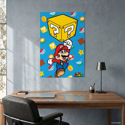 Super Mario - Block Jump - 24x36 Unframed Poster