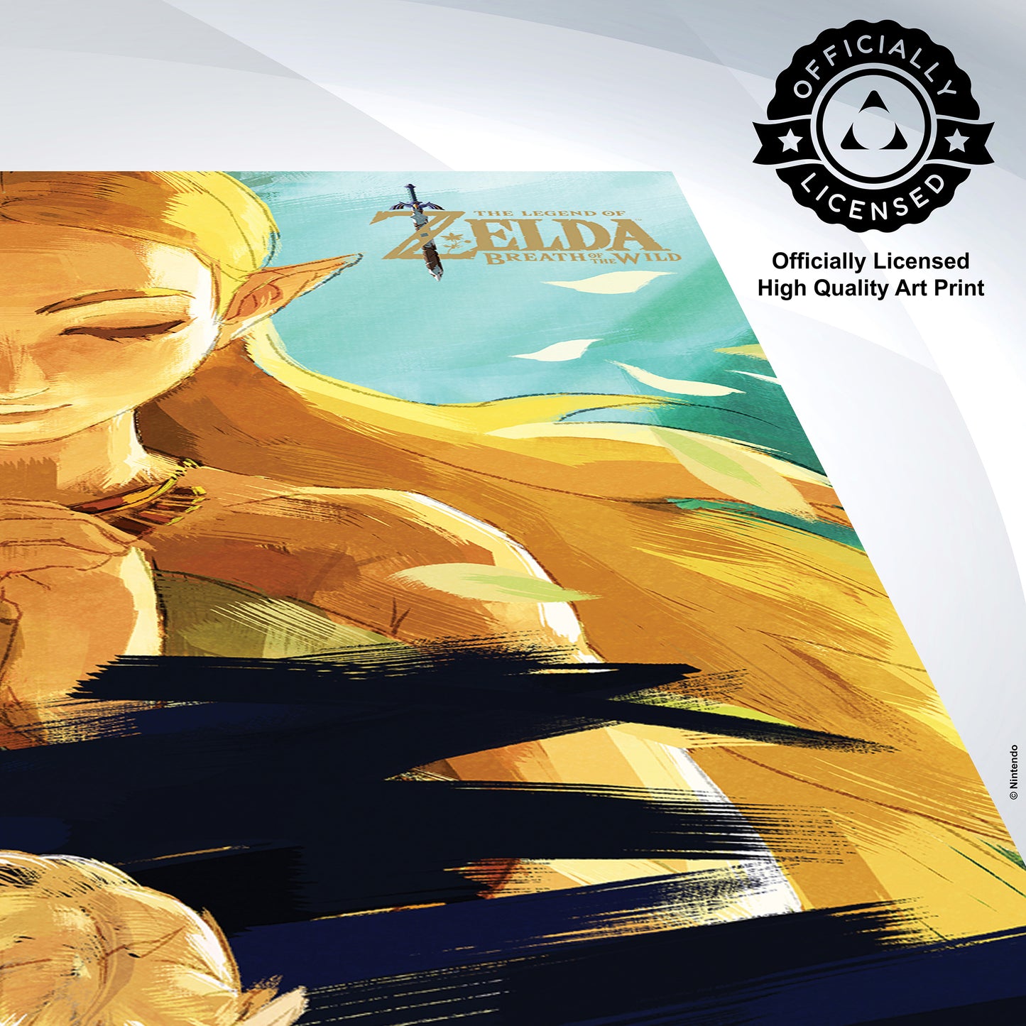 The Legend Of Zelda - BOTW - Zelda & Link - 24x36 Unframed Poster