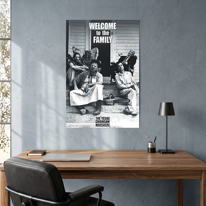 Texas Chainsaw Massacre - Welcome To The Family - 24x36 Unframed Poster
