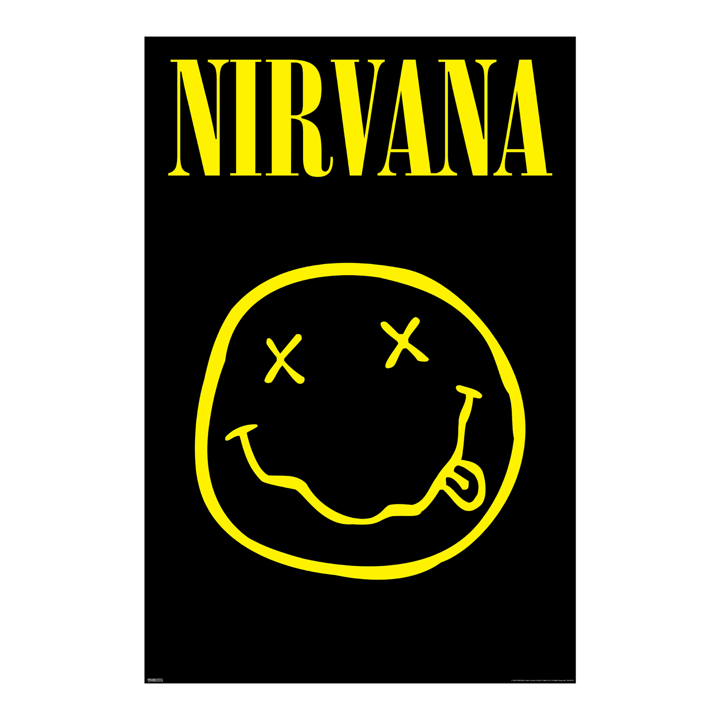 Nirvana - Smiley Logo - 24x36 Unframed Poster