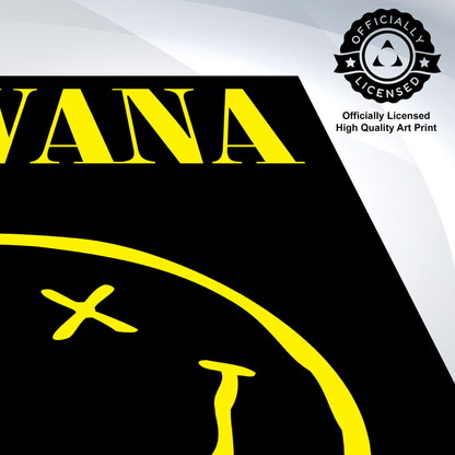 Nirvana - Smiley Logo - 24x36 Unframed Poster