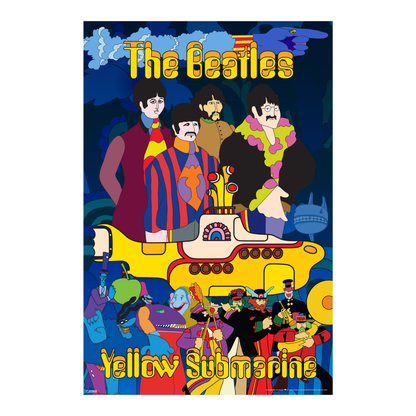 The Beatles - Yellow Submarine-Aquatic - 24x36 Unframed Poster