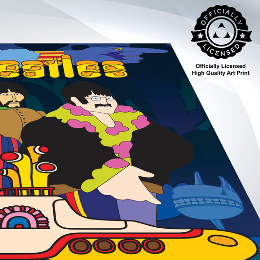 The Beatles - Yellow Submarine-Aquatic - 24x36 Unframed Poster