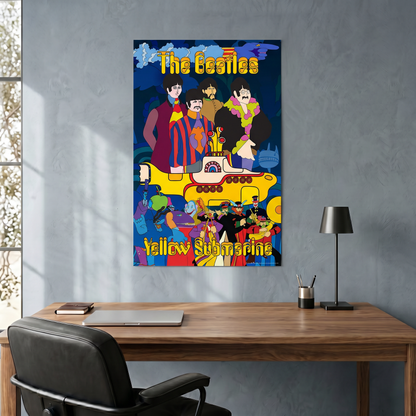 The Beatles - Yellow Submarine-Aquatic - 24x36 Unframed Poster
