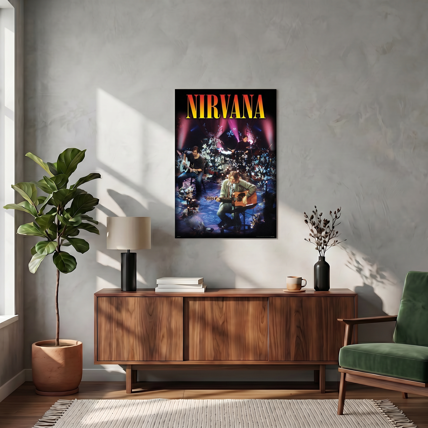 Nirvana - Unplugged - 24x36 Unframed Poster