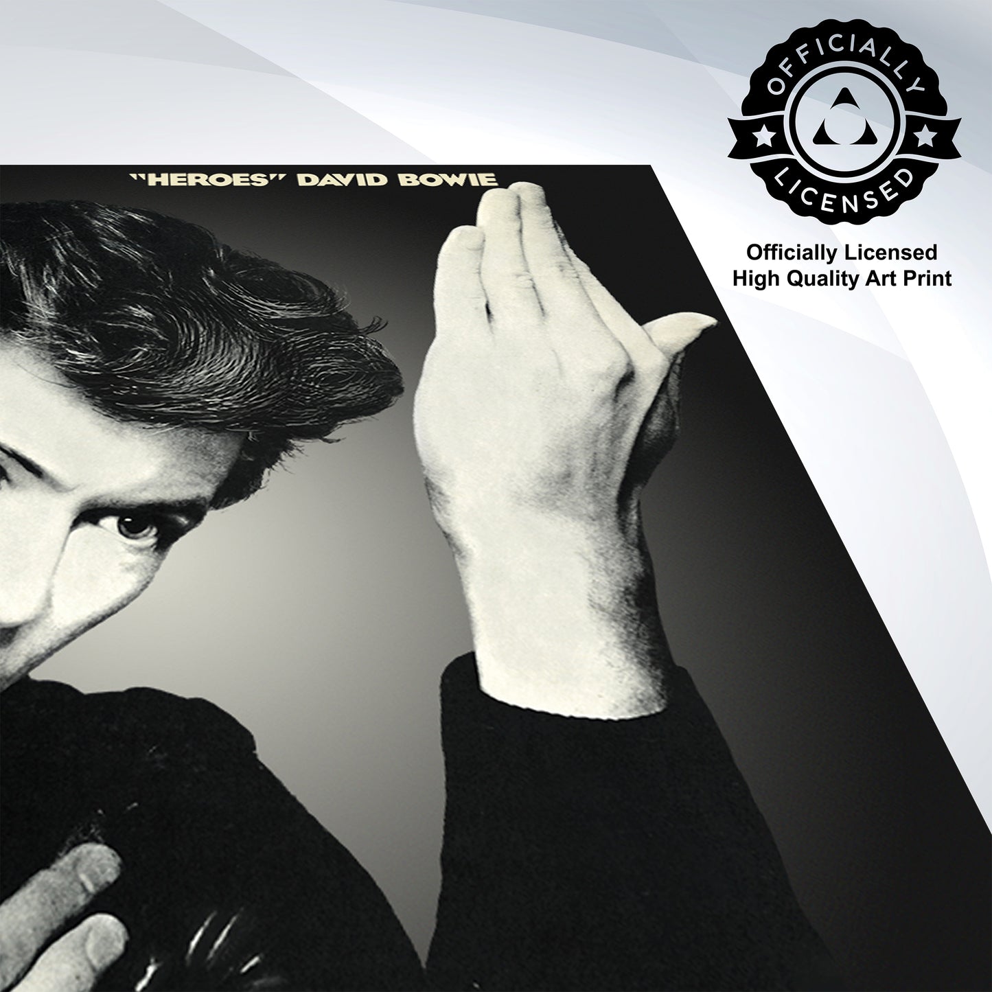 David Bowie - Heroes - 12x12 Poster