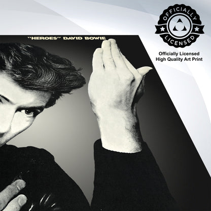 David Bowie - Heroes - 12x12 Poster