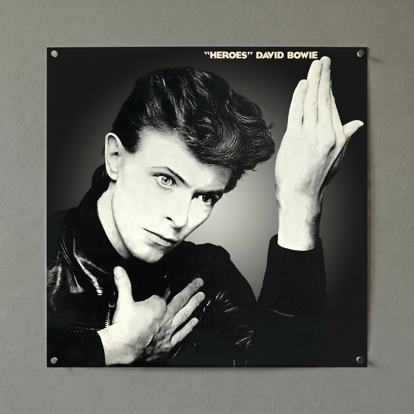David Bowie - Heroes - 12x12 Poster