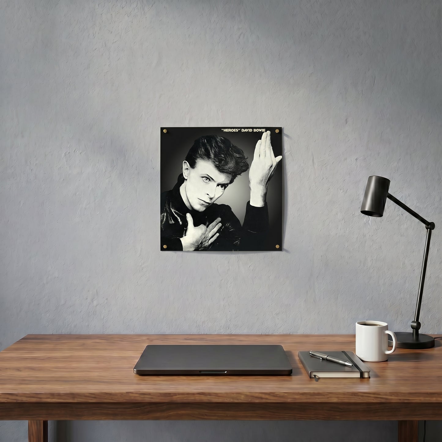David Bowie - Heroes - 12x12 Poster