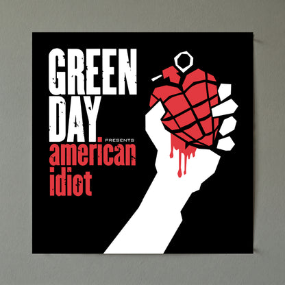 Green Day - American Idiot - 12x12 Poster