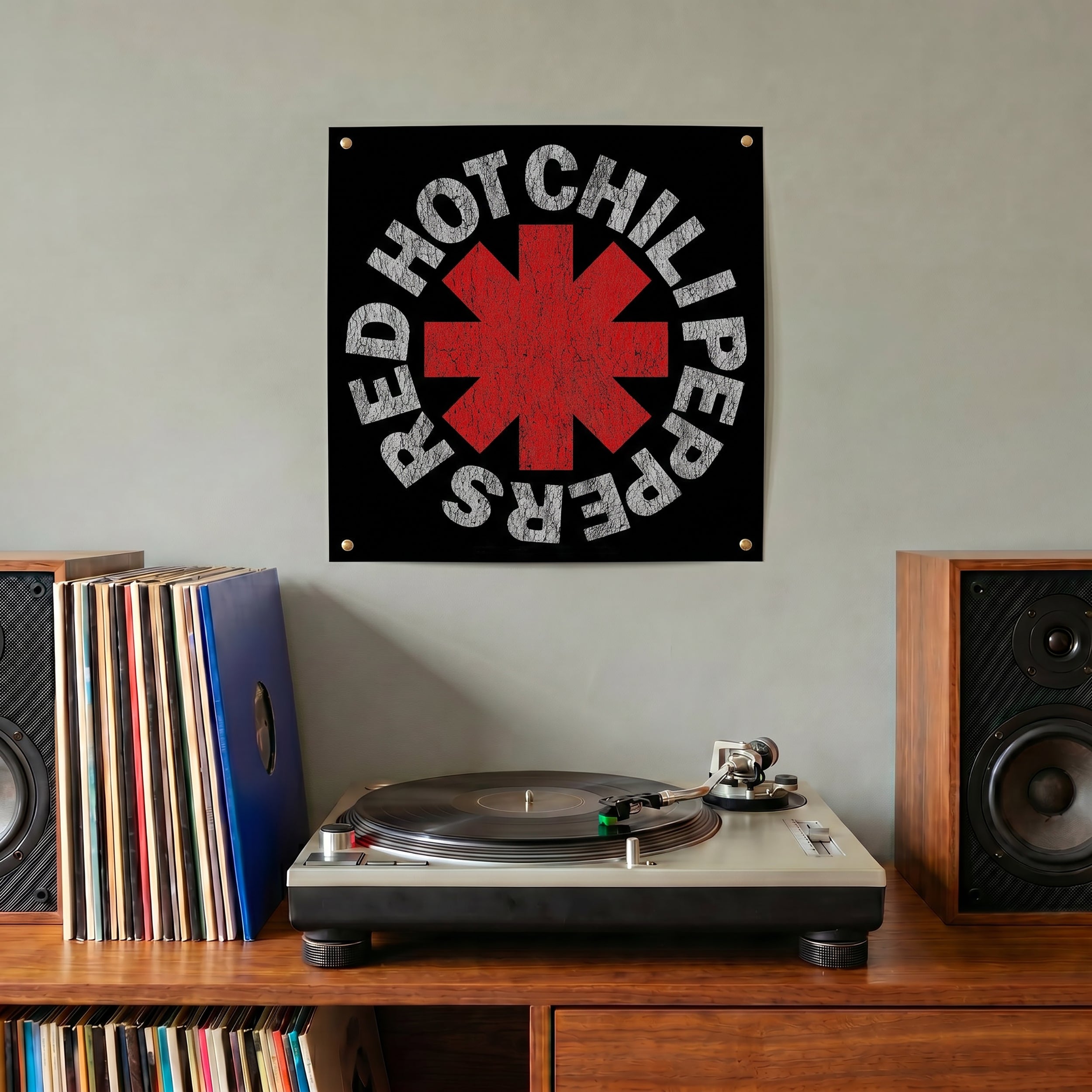 Red Hot Chili Peppers - Asterisk Logo - 12x12 Poster | Pyramid America
