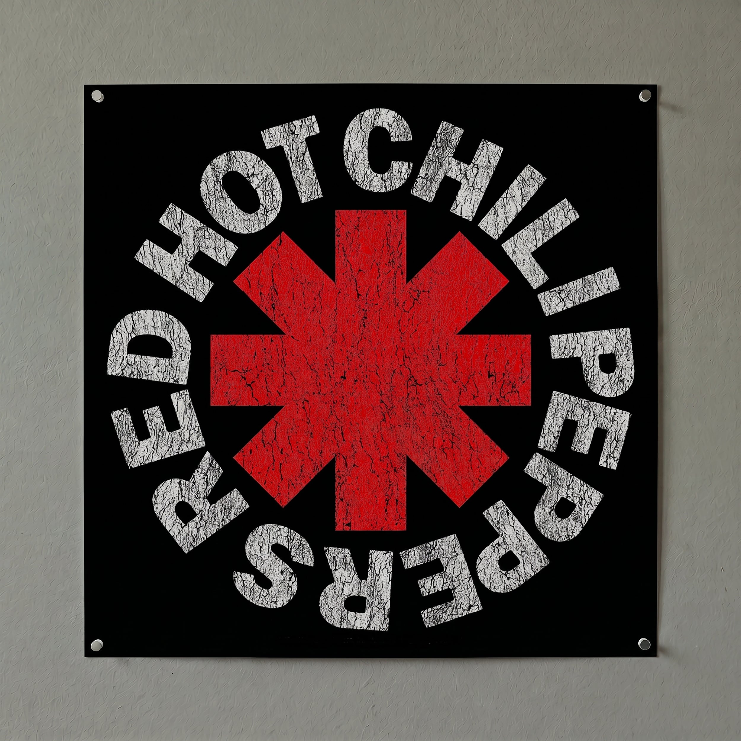 Red Hot Chili Peppers - Asterisk Logo - 12x12 Poster | Pyramid America
