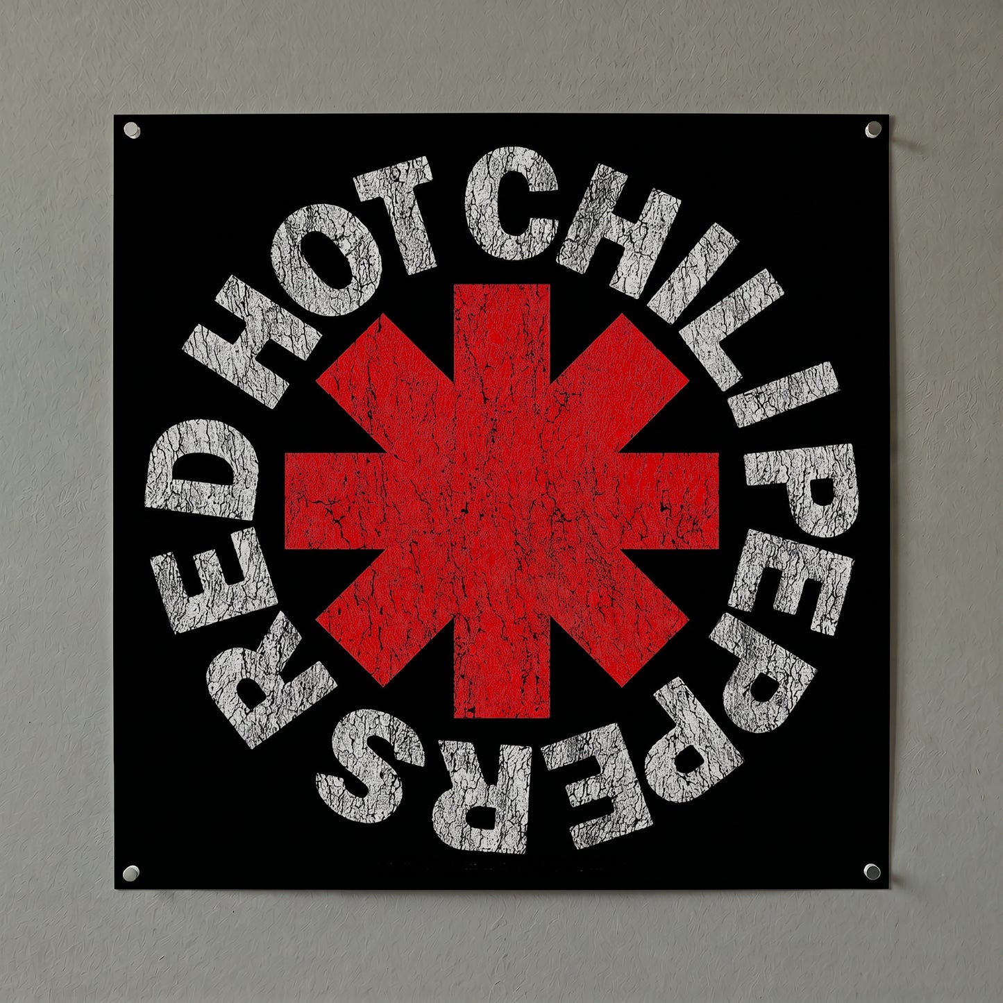 Red Hot Chili Peppers - Asterisk Logo - 12x12 Poster