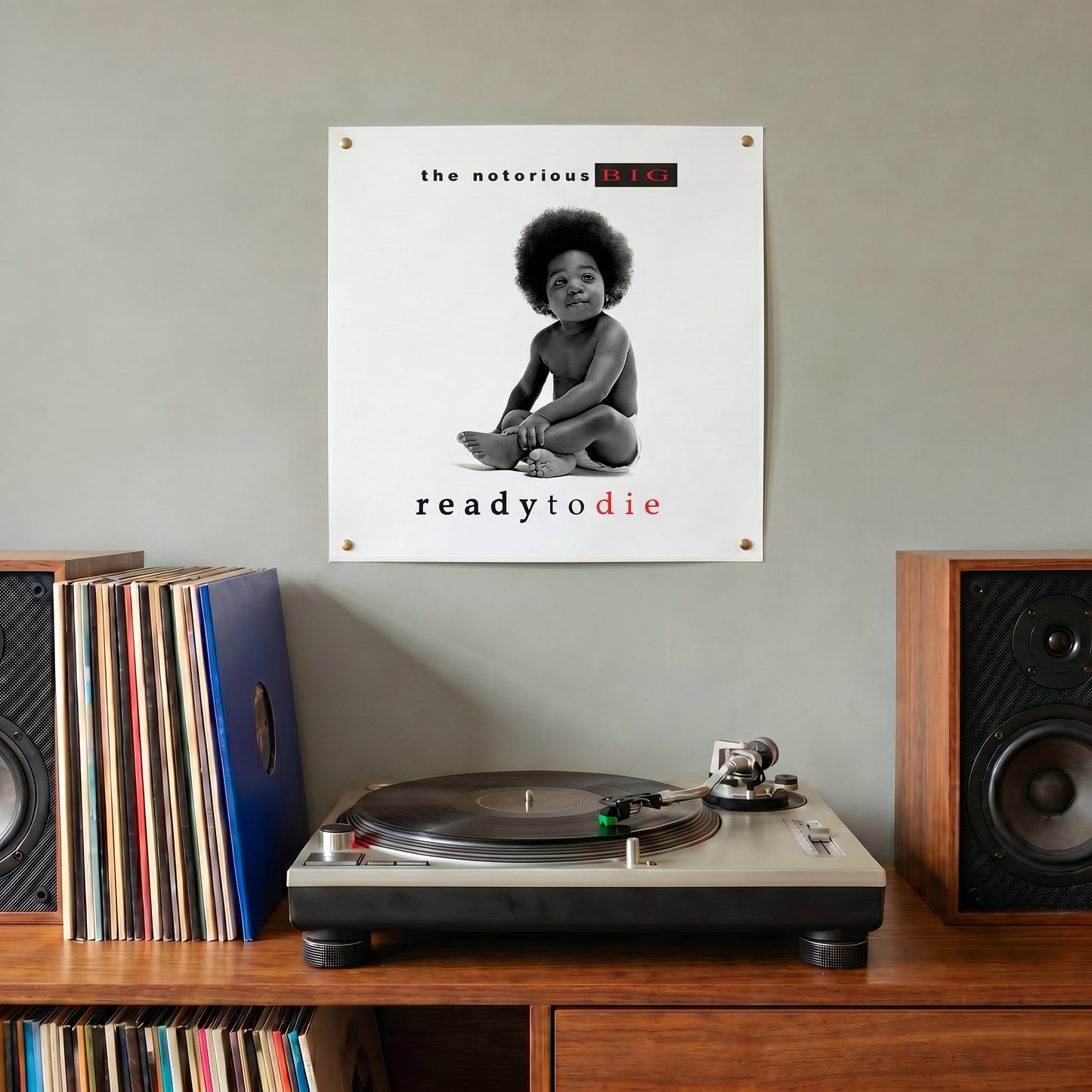 Notorious BIG - Ready To Die - 12x12 Poster