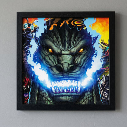 Godzilla - Fire Within - 12x12 Gel Coat