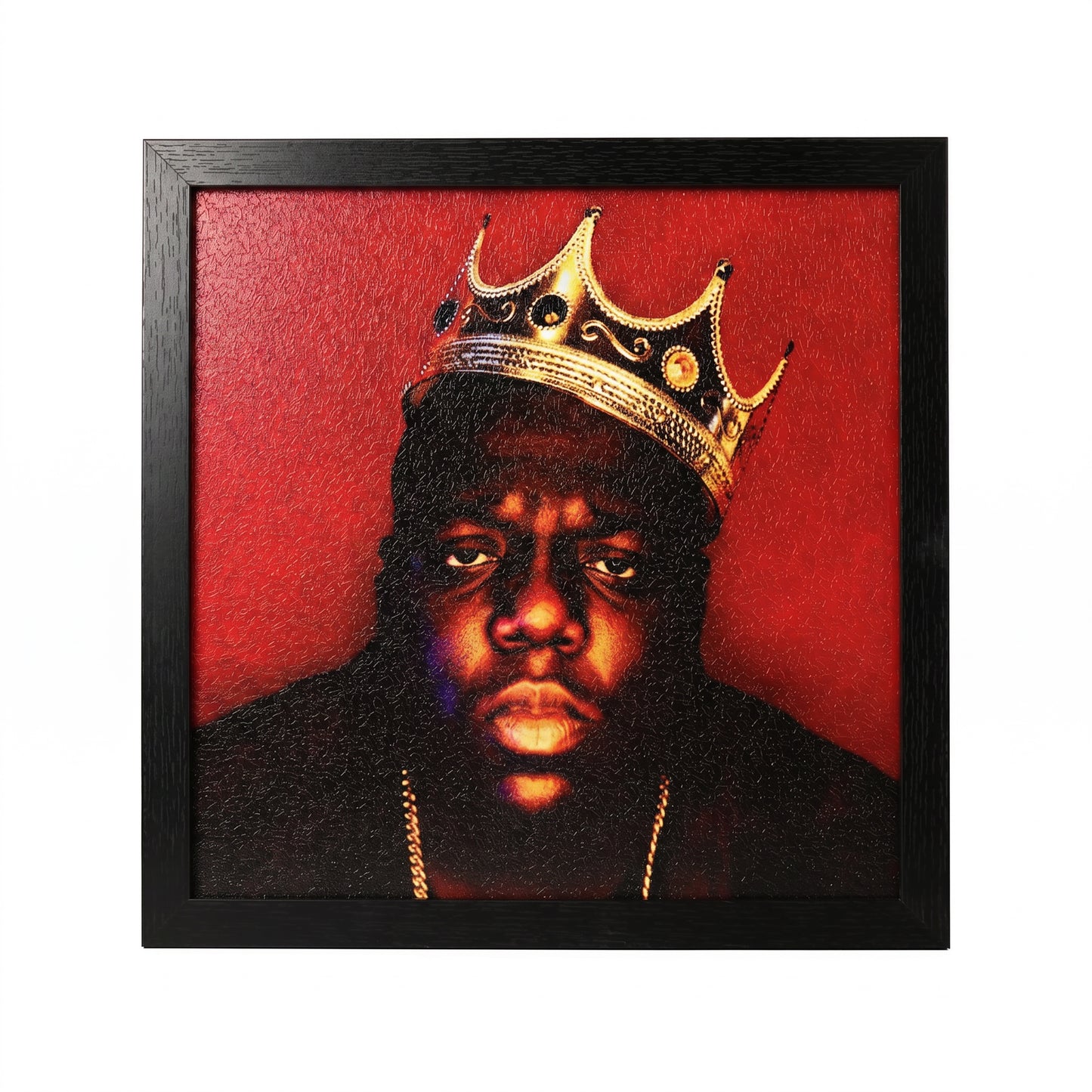 Notorious BIG - Crown Portrait - 12x12 Gel Coat