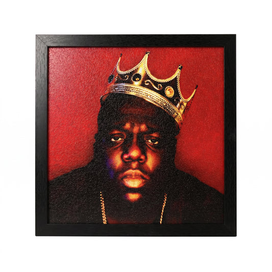 Notorious BIG - Crown Portrait - 12x12 Gel Coat