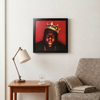 Notorious BIG - Crown Portrait - 12x12 Gel Coat