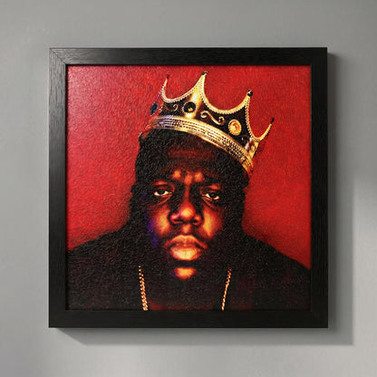 Notorious BIG - Crown Portrait - 12x12 Gel Coat