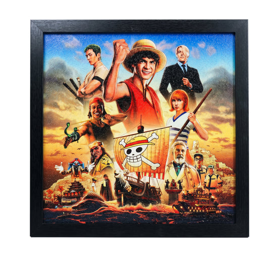 Once Piece (Live Action) - One Piece- Sailing - 12x12 Gel Coat