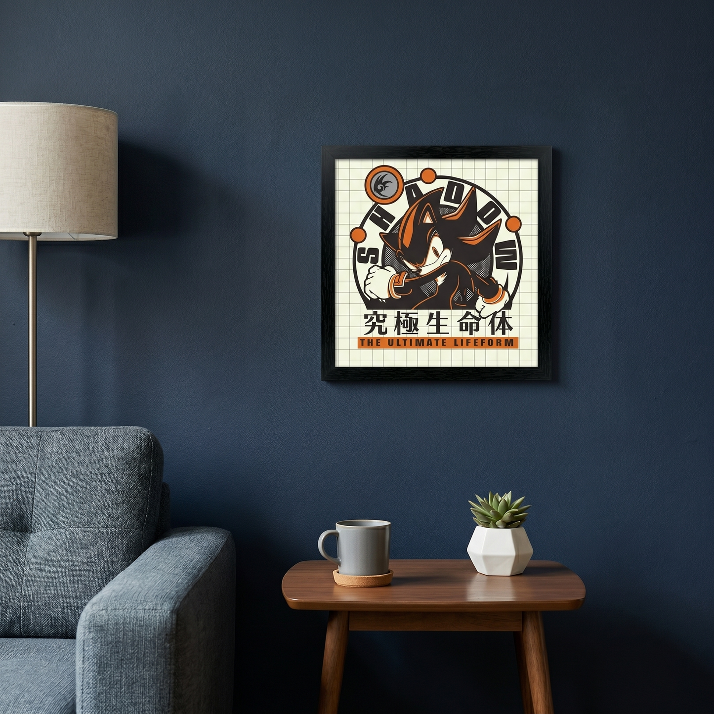 Sonic Ultimate Lifeform 12x12 Gel-Coated Framed Poster