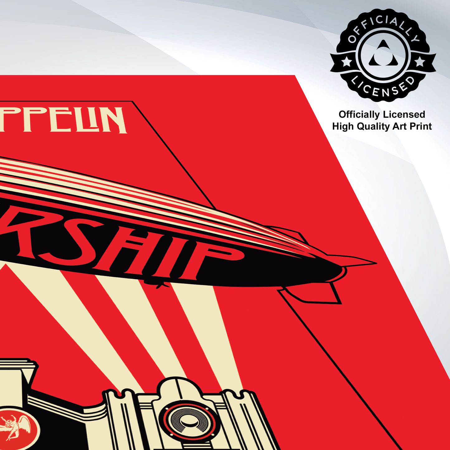 Led Zeppelin - Mothership Red - 24x36 Unframed Poster