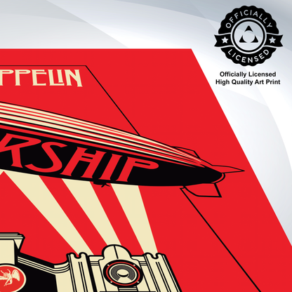 Led Zeppelin - Mothership Red - 24x36 Unframed Poster